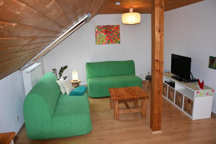 Ferienwohnung für 6 Personen, mit Balkon und Ausblick in Langenau - 4