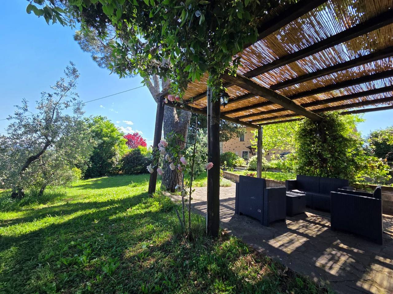 Room '"Tra Gli Ulivi E Il Panorama"' with Mountain View, Private Garden and Wi-Fi in Orvieto, Terni Province