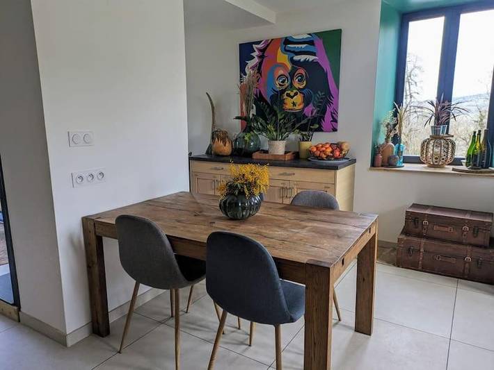 Location de vacances pour 7 personnes, avec vue ainsi que jardin et balcon à Lescheraines - 2