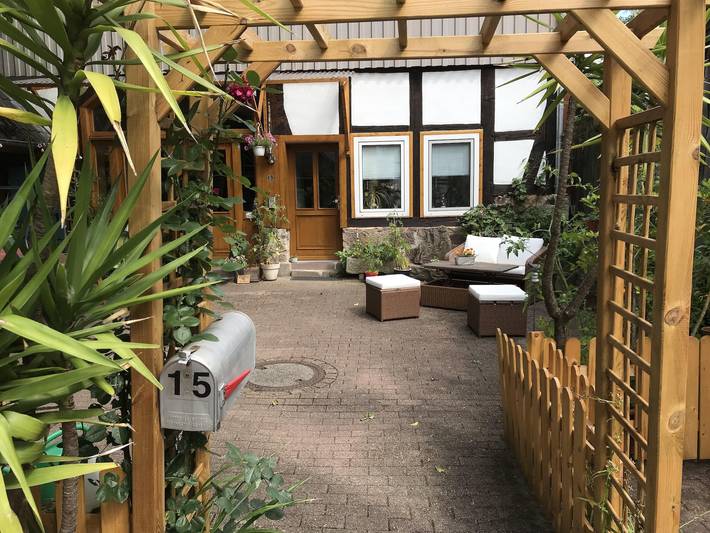 Ferienwohnung für 4 Personen, mit Balkon und Terrasse sowie Garten und Sauna in Uslar