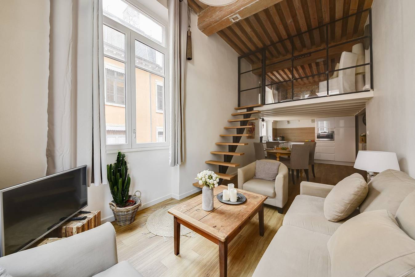 Appartement entier, Guestready - Magnificent duplex canut hypercentre in Lyon, Rhône