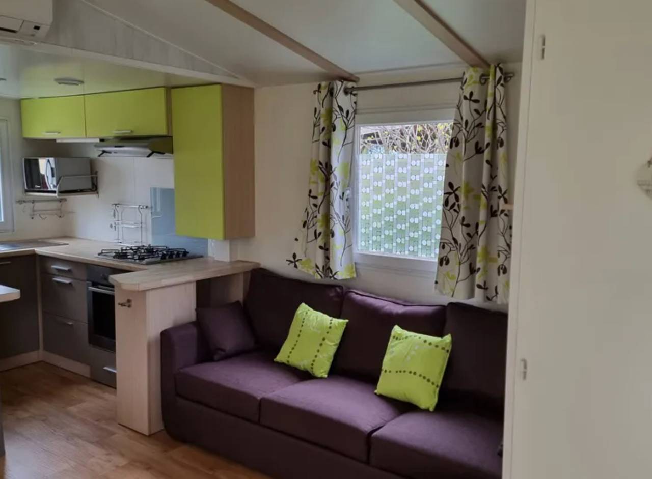 Mobil-home '2 Habitaciones' con Jardín Privado in Sciez, Thonon-les-Bains region