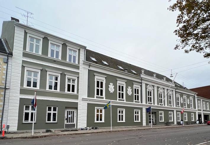 Hotel, mit Terrasse und Garten sowie Ausblick
