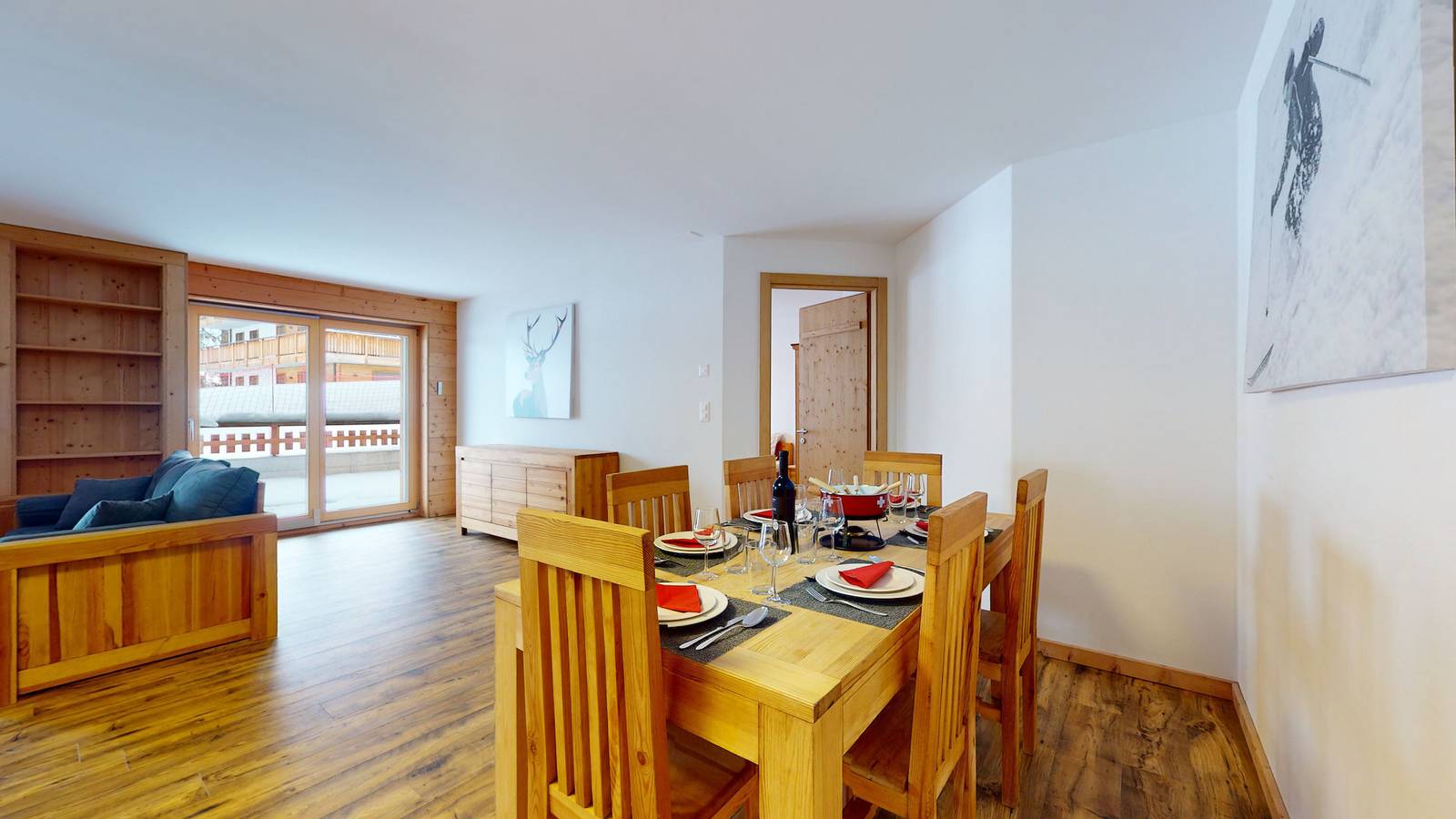 Ganze Wohnung, Les Mayens Ma 002 -  Luxury apartment 6 pers in Veysonnaz, Walliser Alpen