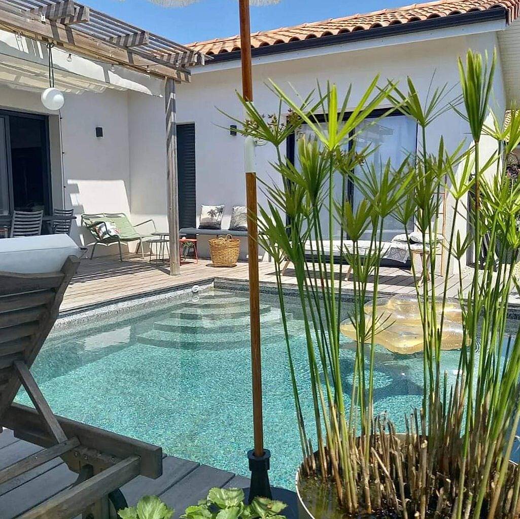 Loue villa Cezaloma, piscine chauffée, 6 couchages in Capbreton, Région de Dax