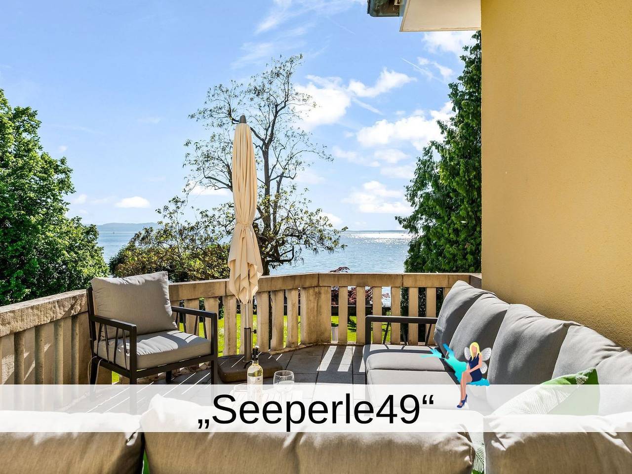 Ganze Wohnung, Ferienwohnung Seeperle49 - Besonders, stilvoll mit eigenem Badestrand in Nonnenhorn, Bayerisch Schwaben