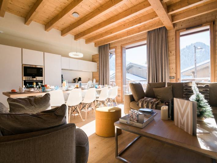 Maison pour 13 personnes, avec terrasse à Praz-sur-Arly