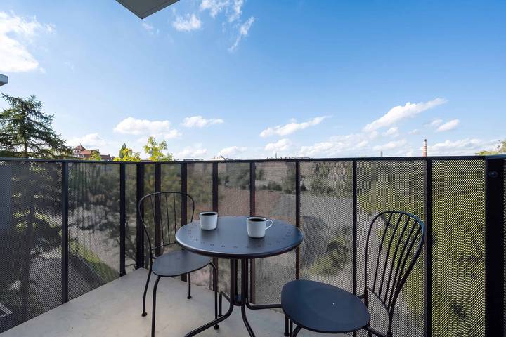 Appartamento intero, Wroclaw | Paczkowska 13 | Modern Studio | Balcony in Breslavia, Niederschlesien