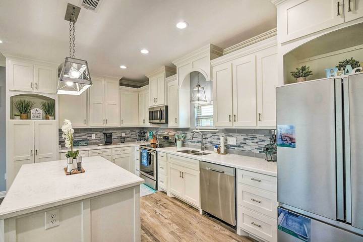 Vacation house for 12 people, with balcony, with pets in Crystal Beach TX (US)