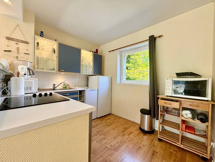 Ganze Wohnung, Gemütliche T2-Wohnung mit Kabine, 450m vom Meer und Strand – Platz für 4 Personen in Carnac Plage, Carnac