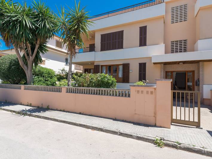 Ferienwohnung mit Meerblick für 4 Personen, kinderfreundlich in Can Picafort