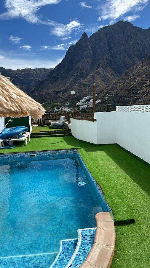 Chalet para 8 personas, con Balcón y Terraza además de Piscina y Vistas en Valle de Agaete