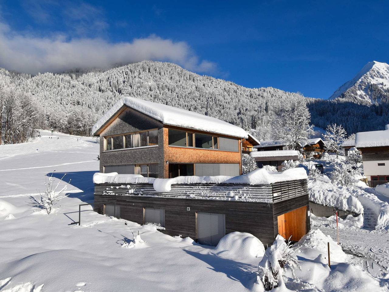 Ganze Ferienwohnung, Appartement Panorama - Appartement Panorama in Schoppernau, Bregenzerwald