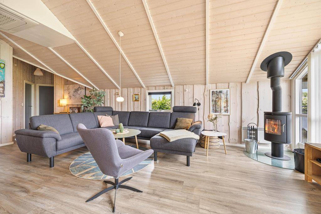 Family-friendly holiday home in Bork Havn with hot tub & sauna in Bork Havn, Ringkøbing fjord