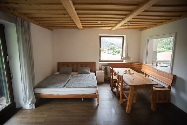 Ferienwohnung für 4 Personen, mit Balkon und Sauna in Unterwössen