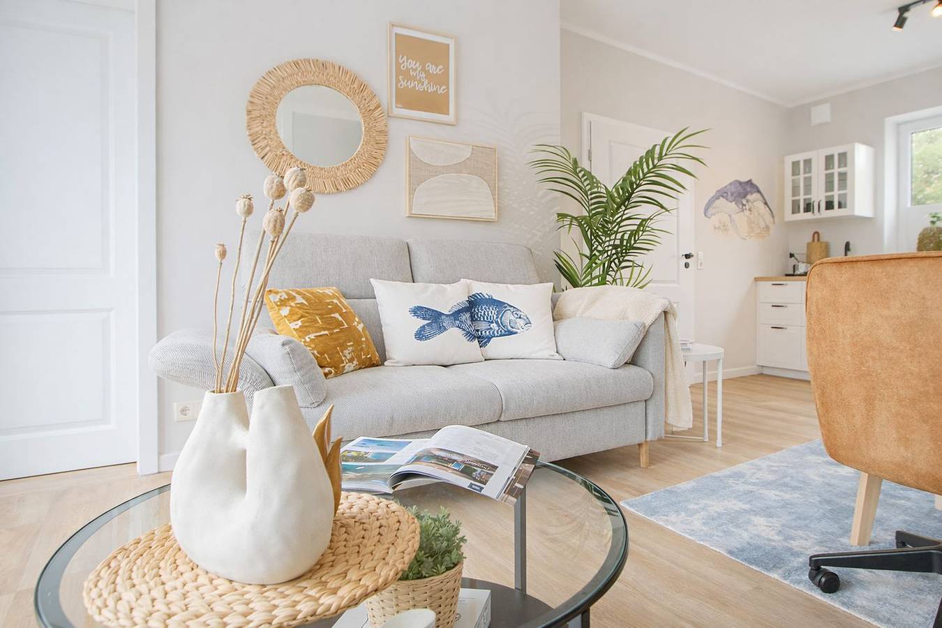 Apartamento entero, Ferienwohnung Meerestiefe auf Borkum mit Terrasse, Wlan und moderner Ausstattung in Borkum