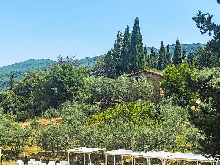 Location de vacances pour 4 personnes, avec terrasse et vue, animaux acceptés à Greve In Chianti - 3