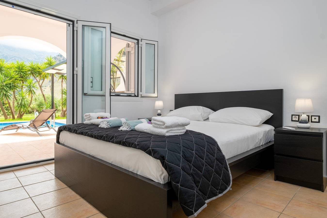 Villa für 8 Personen mit Meerblick in Chania und Umgebung