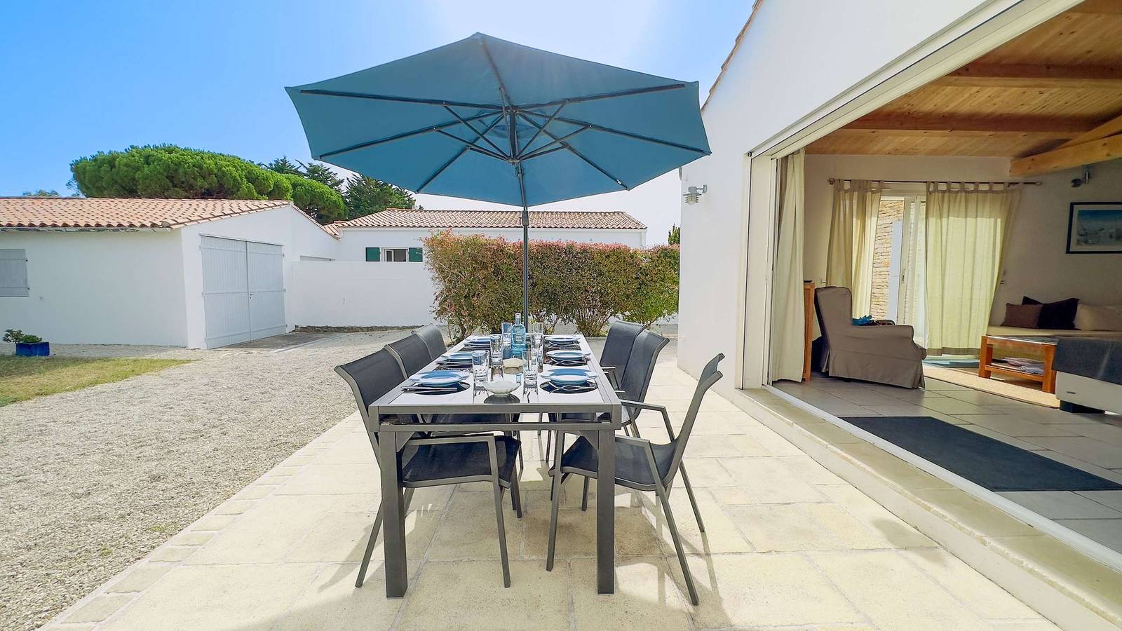 Ganze Ferienwohnung, Ferienwohnung für 6 Personen mit Garten in La Couarde-sur-Mer, Ile de Re