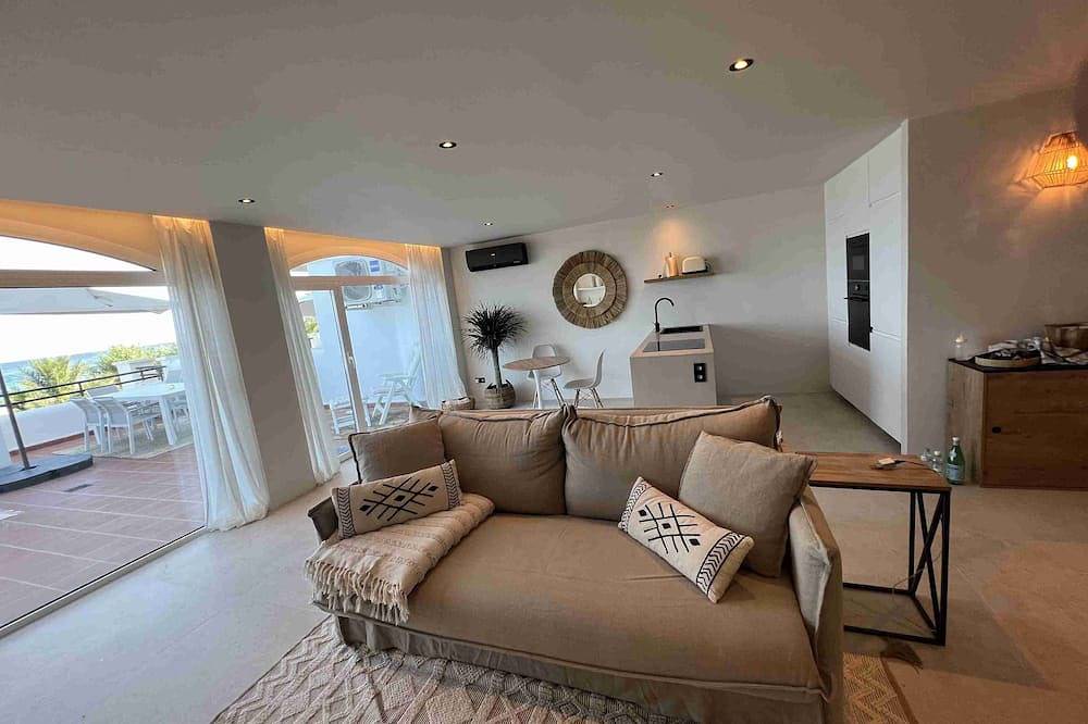 Appartement entier, Wohnung mit Meerblick am Strand Playa den Bossa in Playa d'en Bossa, Sant Josep de sa Talaia