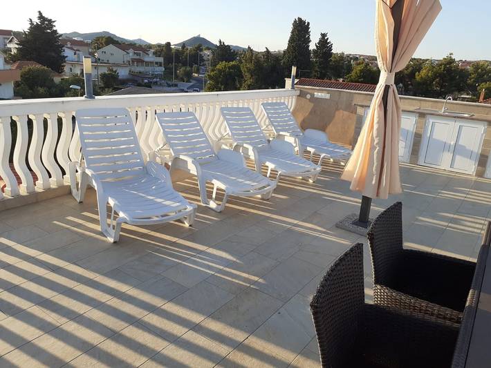 Apartament wakacyjny dla 4 osób, z balkon/ taras w Vodice