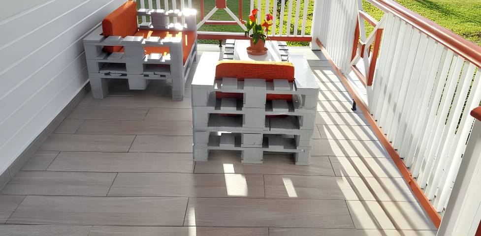 Bungalow für 4 Personen, mit Terrasse - 1