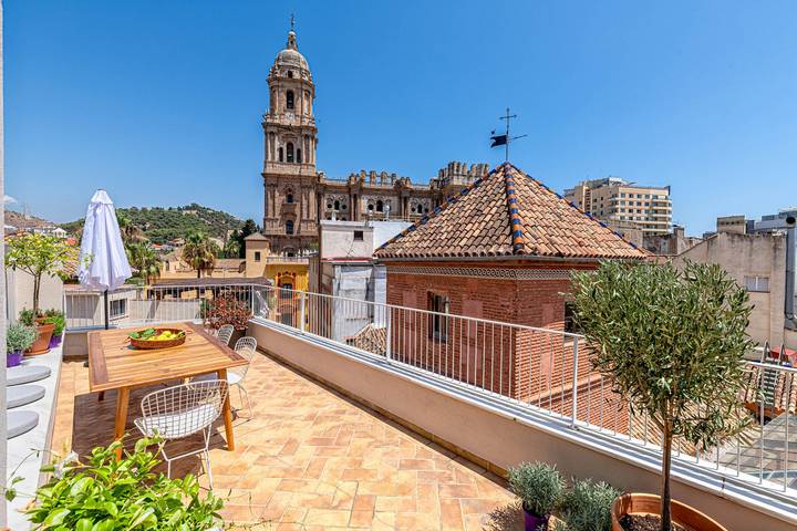 Loft voor 5 personen, met Balkon en Terras in Malaga