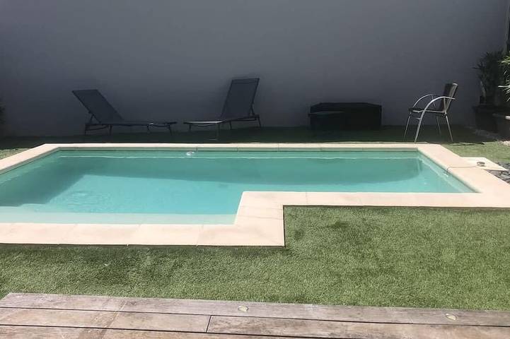 Ferienhaus für 6 Personen, mit Garten und Pool - 1