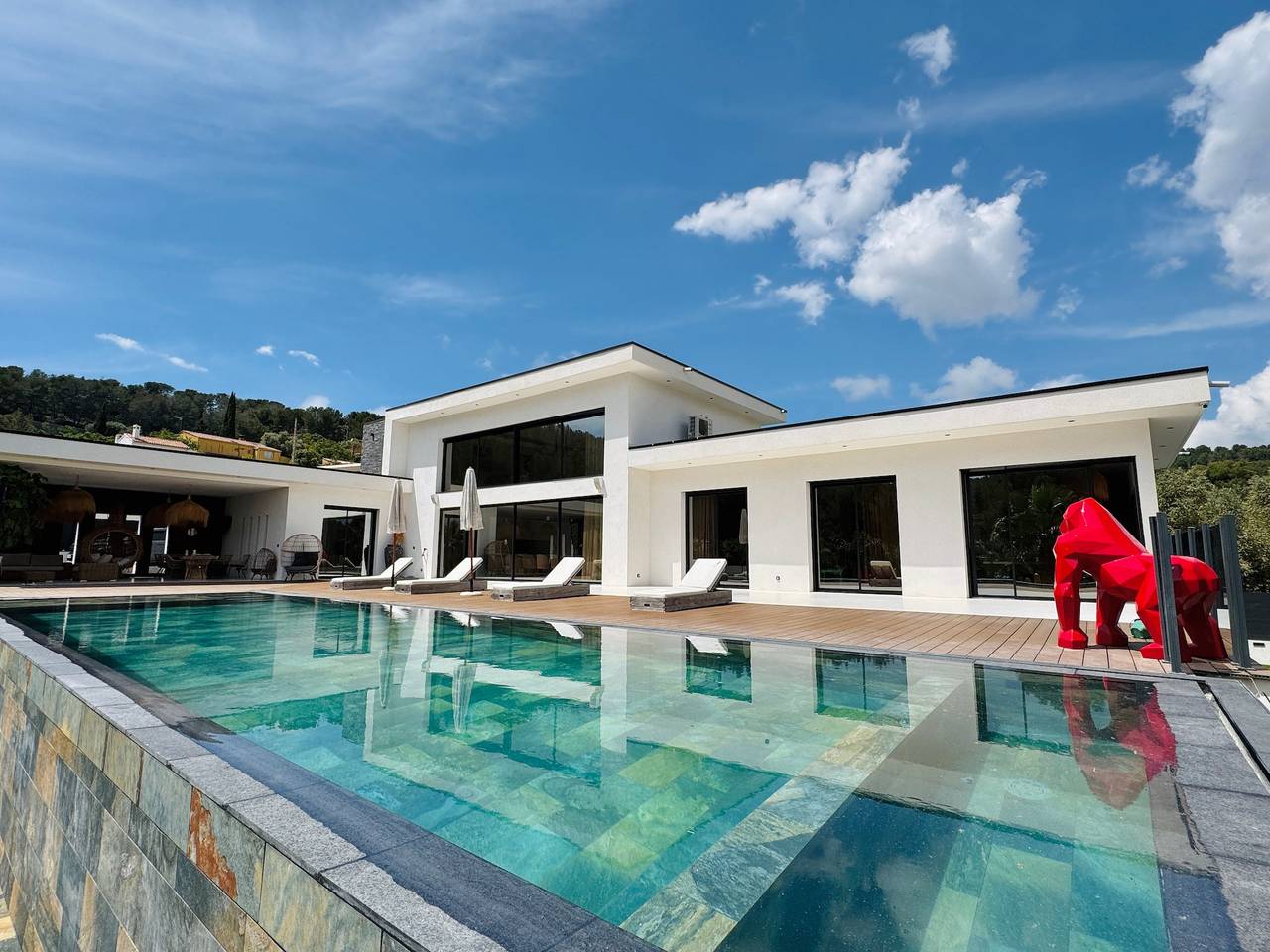 Ferienhaus 'California Baïa Bandol' mit privatem Pool, Wlan und Klimaanlage in Bandol, Mittelmeerküste (Frankreich)