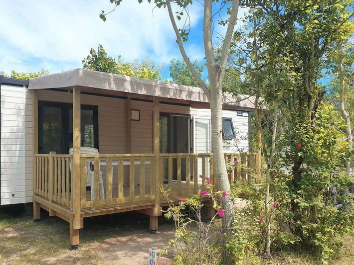 Camping Le Fief Melin  - Mobilheim 4 personen - Premium in Le Château-d'Oléron, Côte de Beauté