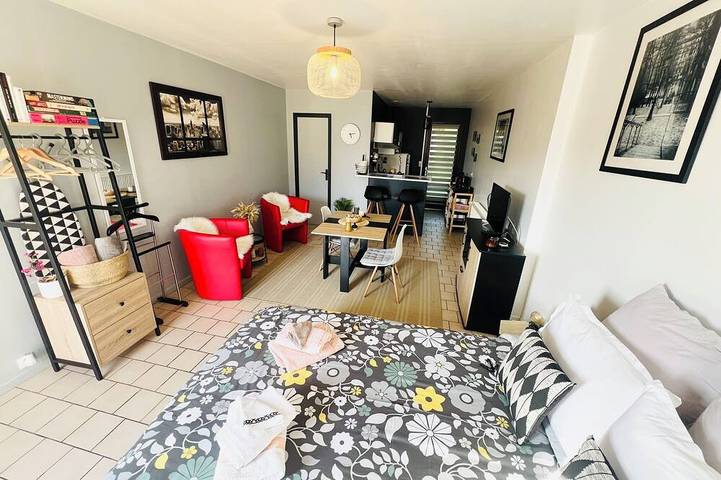 Appartement de vacances pour 2 personnes, avec jardin