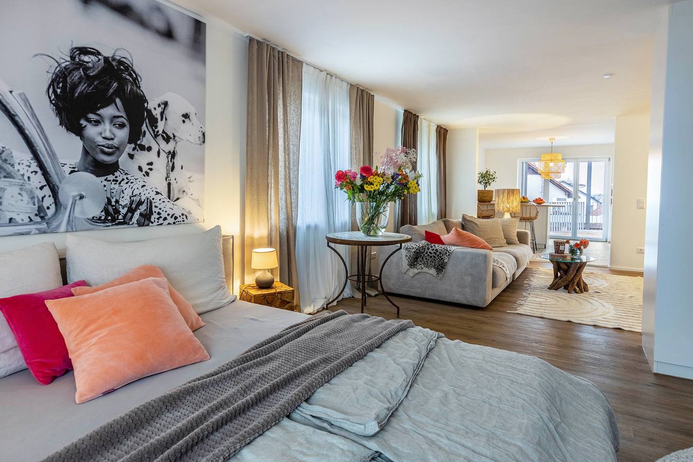 Vakantiewoning 'Seeapartment Höri' met balkon en wifi, foto 8