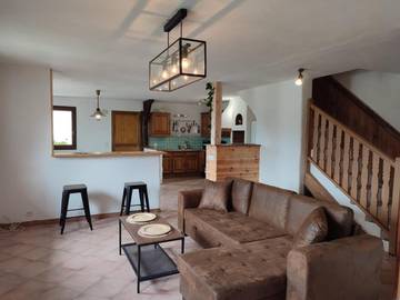 Location de vacances pour 4 personnes, avec terrasse et vue à Saint-Véran