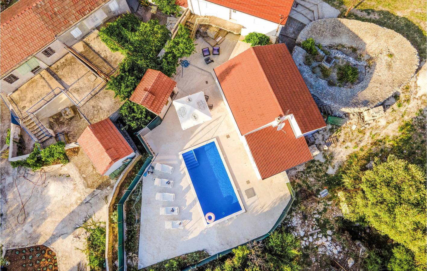 Ferienhaus für 4 Personen mit Terrasse in Vinisce, Split-Dalmatien