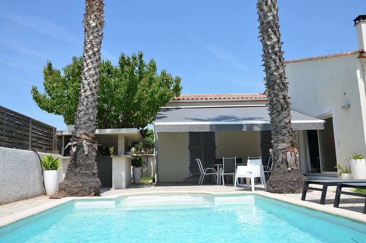 Location de vacances pour 7 personnes, avec jardin à Pérols