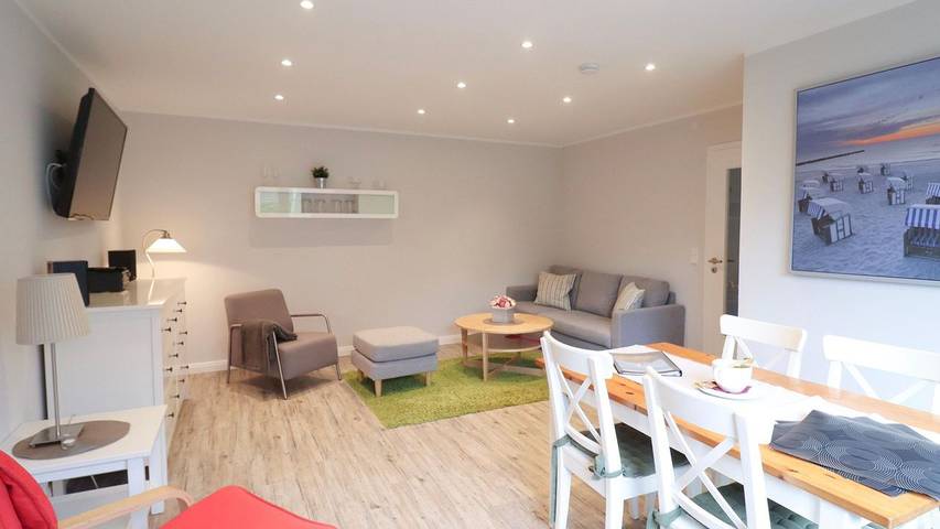 Ferienwohnung für 4 Personen, mit Balkon und Garten in Kabelhorst