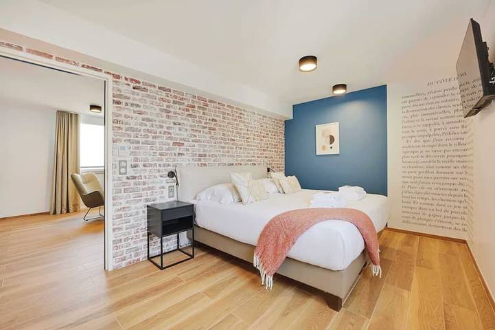 Ganze Wohnung, Suite Raphaël #4- Rooftop & Air Conditioning in Vanves, Hauts-de-Seine