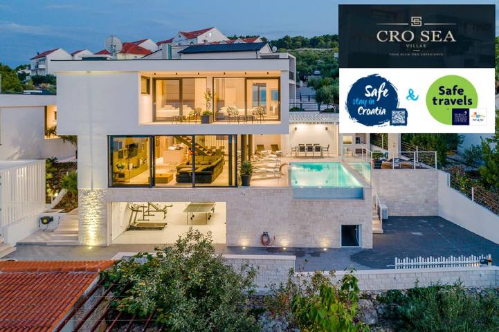 Maison de vacances pour 8 personnes, avec balcon et jardin en Croatie