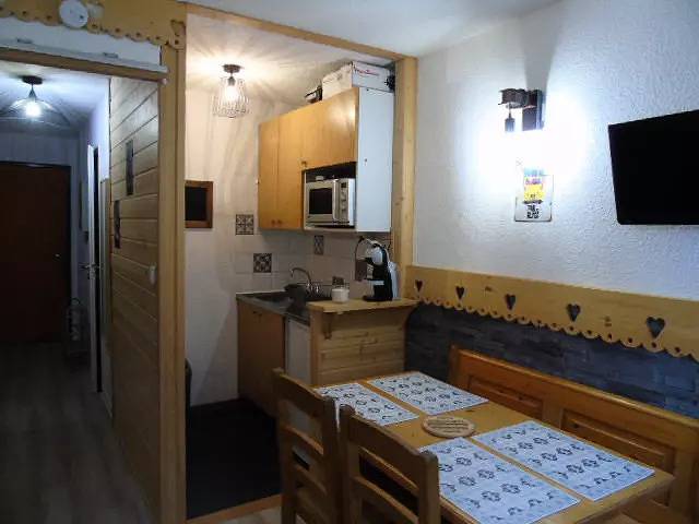 Entire studio, Studio for 3 people in Valfréjus, Modane