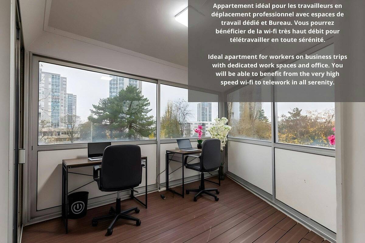 Appartement entier, T4 spacieux + bureau - parking gratuit - Créteil in Créteil, Val-de-Marne