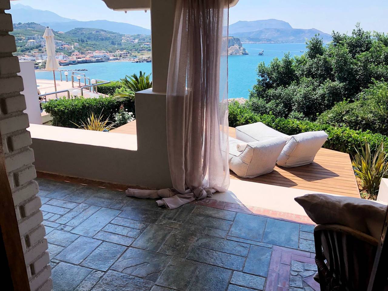 Hel lägenhet, Coco Seaview Apartment, 60sec Walk From Beach! in Almyrida, Vámos