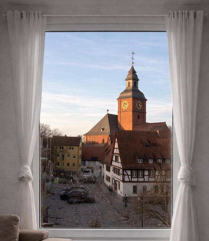 Ferienwohnung für 2 Personen, mit Ausblick in Walldürn