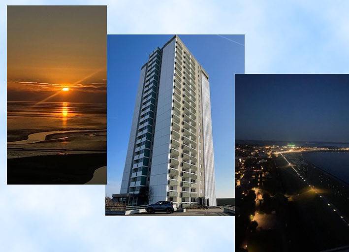 Ganze Ferienwohnung, Hochhaus - 2-Raum-Fewo Dünenrose 088/101 in Hauptstrand Büsum, Dithmarschen