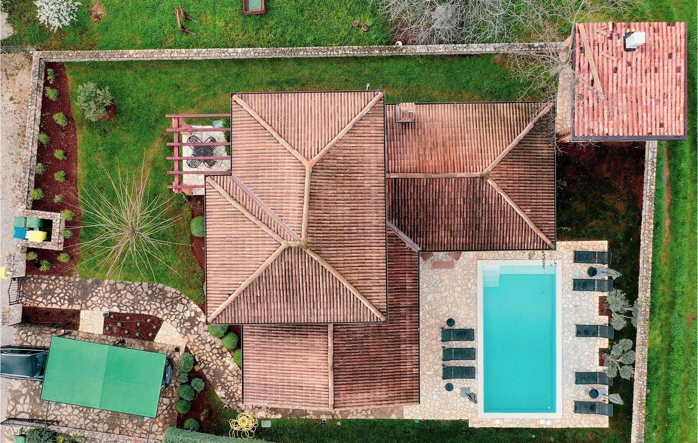 Ferienhaus für 9 Personen mit Terrasse in Općina Višnjan, Zentralistrien