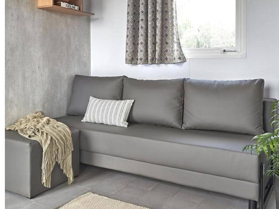 Camping Domaine de l'Orangerie de Lanniron   - Mobile home 6 persons - Sunêlia Prestige Randonnée 3 bedrooms 2 bathrooms in Quimper, Quimper region