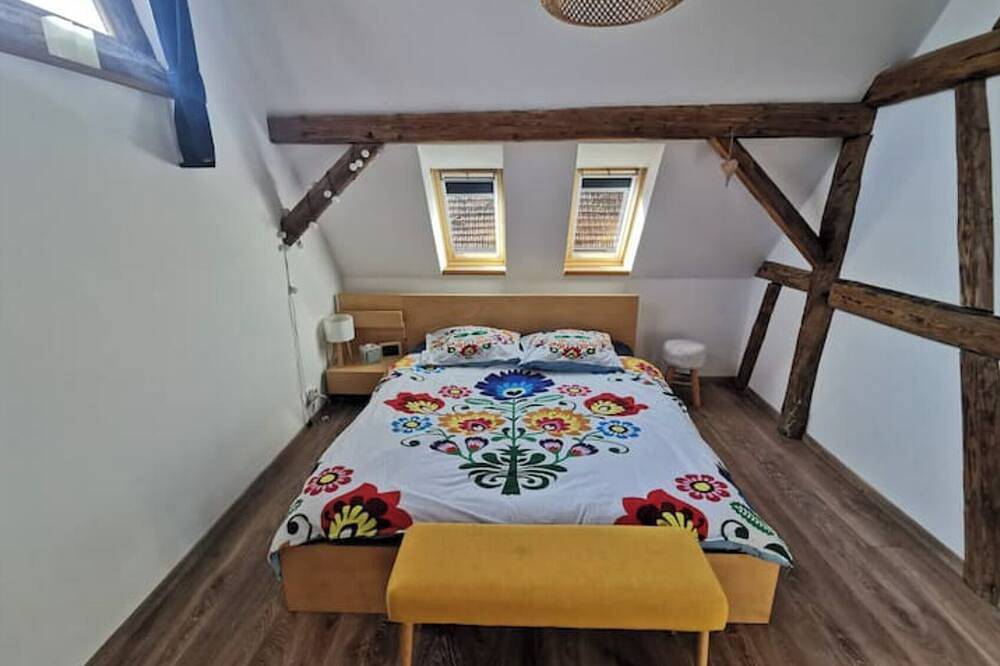 Une Maison à Colombages - Cosy, Lumineuse et Sauna in Kesseldorf, Region Weißenburg
