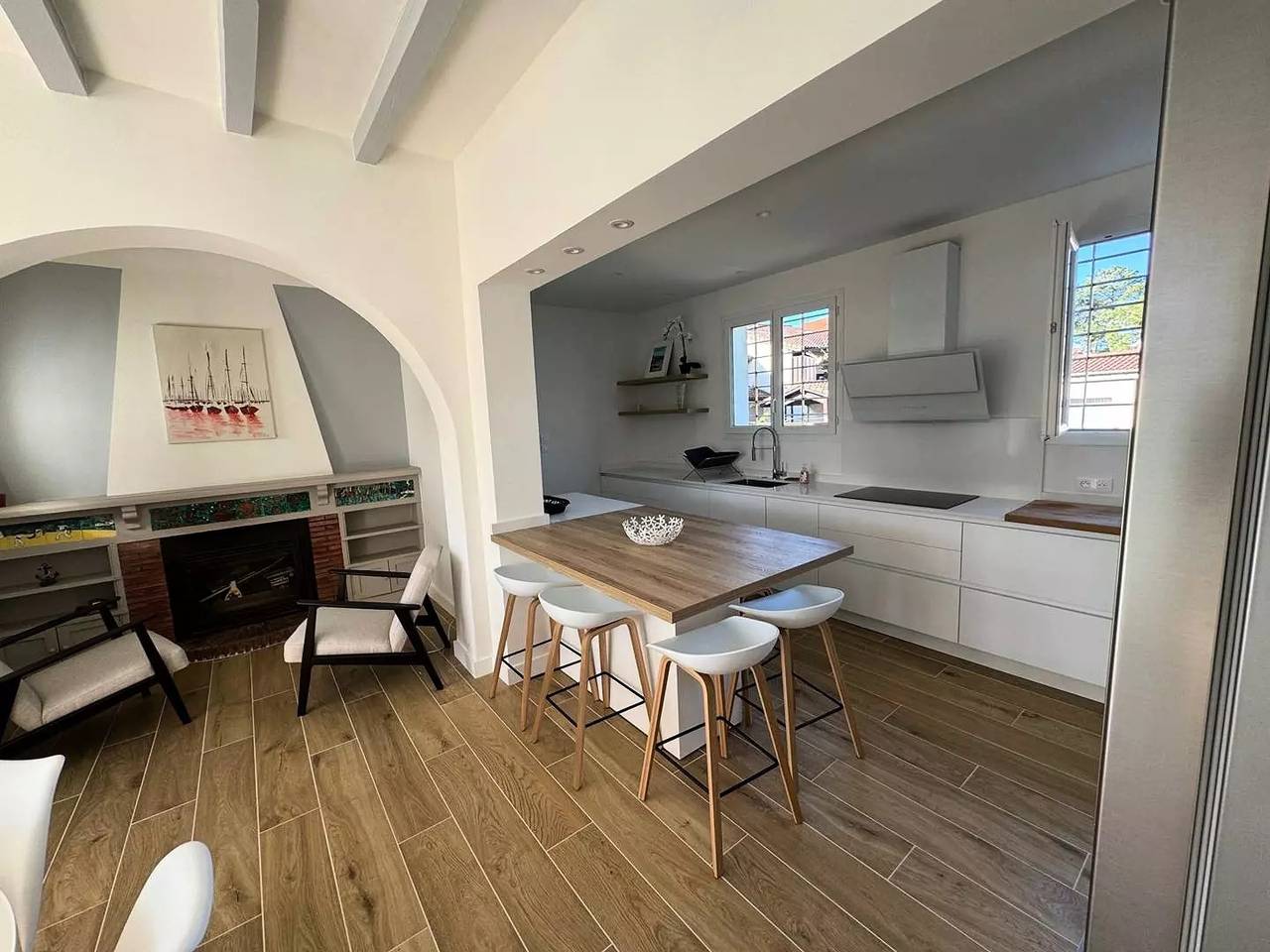Capbreton. Villa Bakensack avec terrasse pour 12 personnes. Wifi in Capbreton, Côte d’Argent