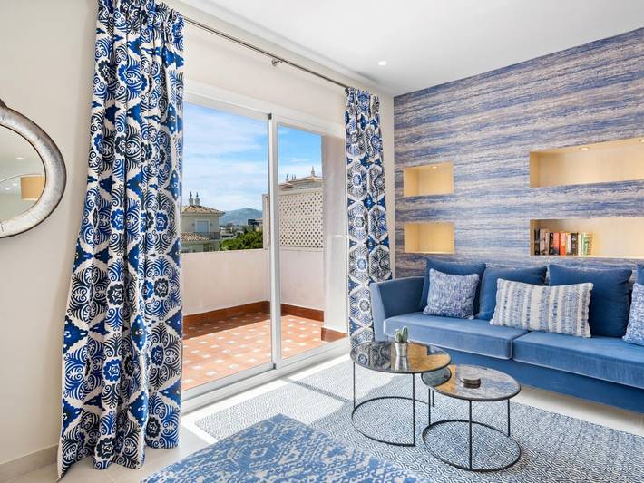 Ferienwohnung für 2 Personen, mit Pool und Meerblick sowie Garten und Terrasse in Marbella - 4