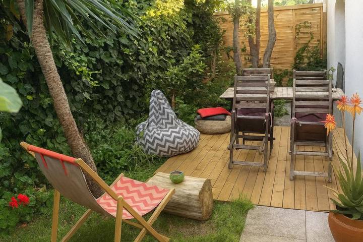 Apartamento de vacaciones para 4 personas, con jardín - 1