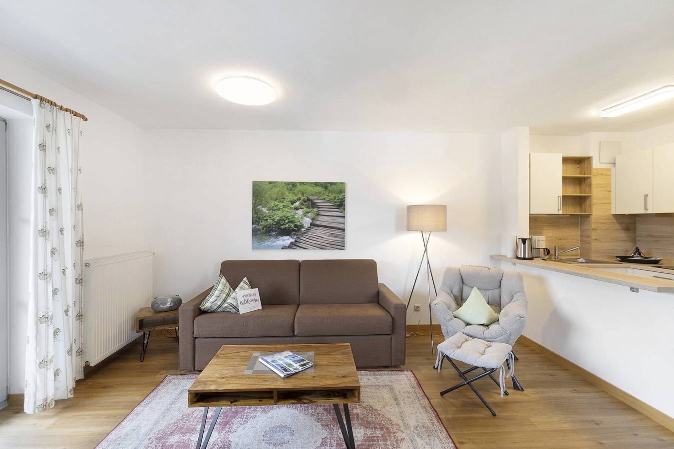 Ganzes Studio, Studio-Apartment 'Fewo Brünnstein- Nr 47 Pool, Sauna' mit Bergblick, Gemeinschaftsgarten und Wlan in Oberaudorf, Bayerische Alpen